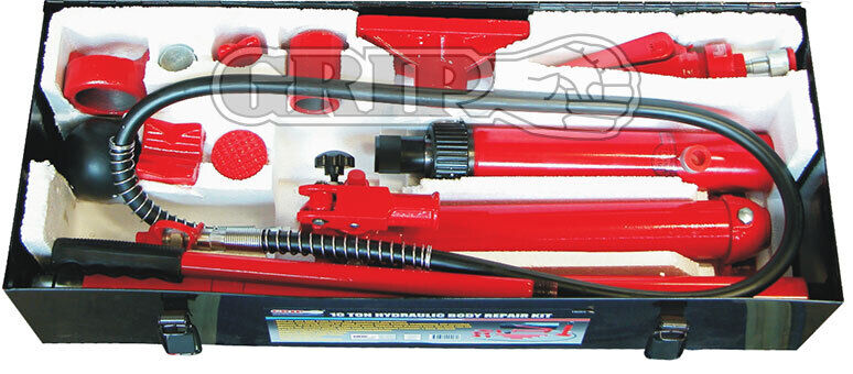 4/10/20T Porta Hydraulic Jack Panel Beating Auto Body Dent Frame Repair Kit