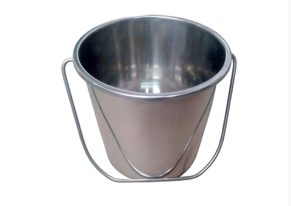 Stainless Steel Bucket with Handle 5Ltr HDuty Premium Quality NewModel