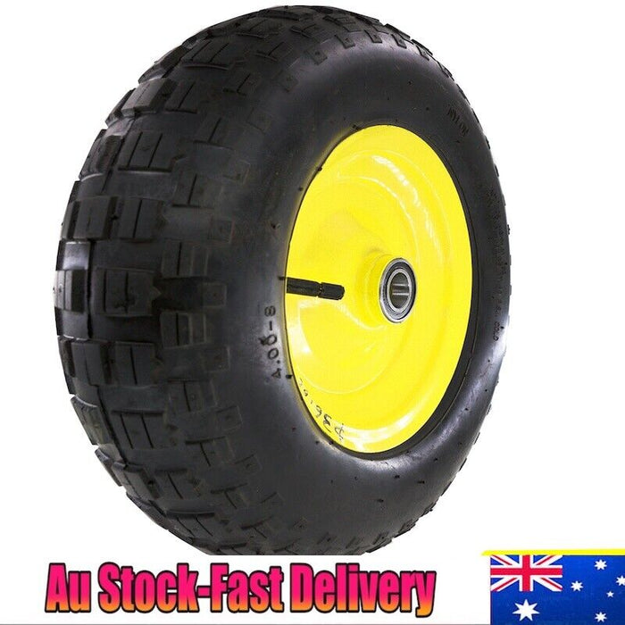 16'' 4.8/4.00-8 roller bearing 25.4mm bore Pneumatic wheel trolley tyre