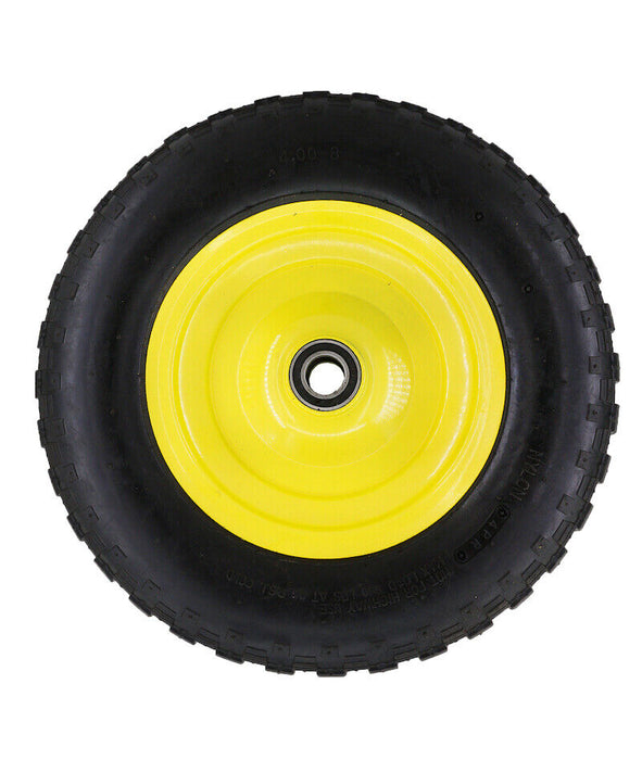 16'' 4.8/4.00-8 roller bearing 25.4mm bore Pneumatic wheel trolley tyre