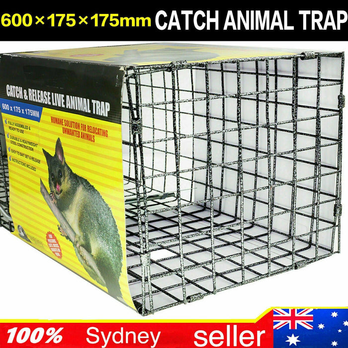 TRAP Humane Possum Cat Rabbit Bird Hare Animal Cage Live Safe Catch Feral HareAU