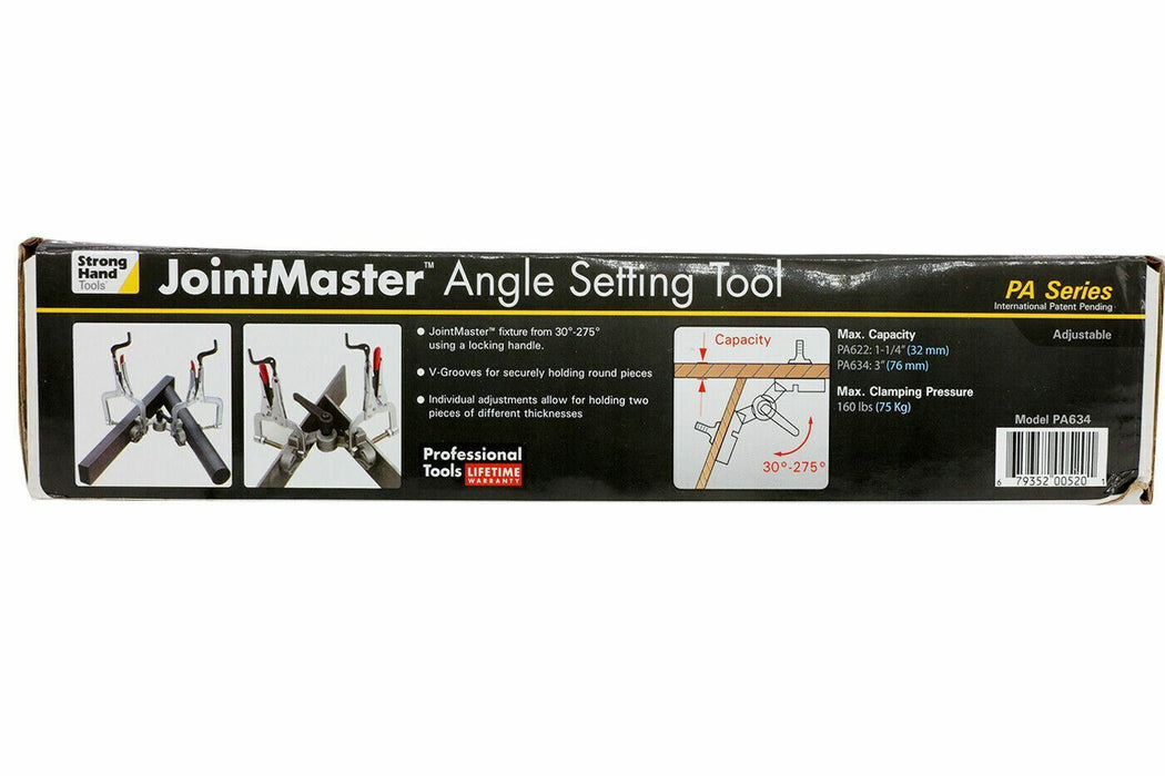 JointMaster Angle Clamping PLIERS welding ADJUSTABLE 30–275° angle&lock PA634