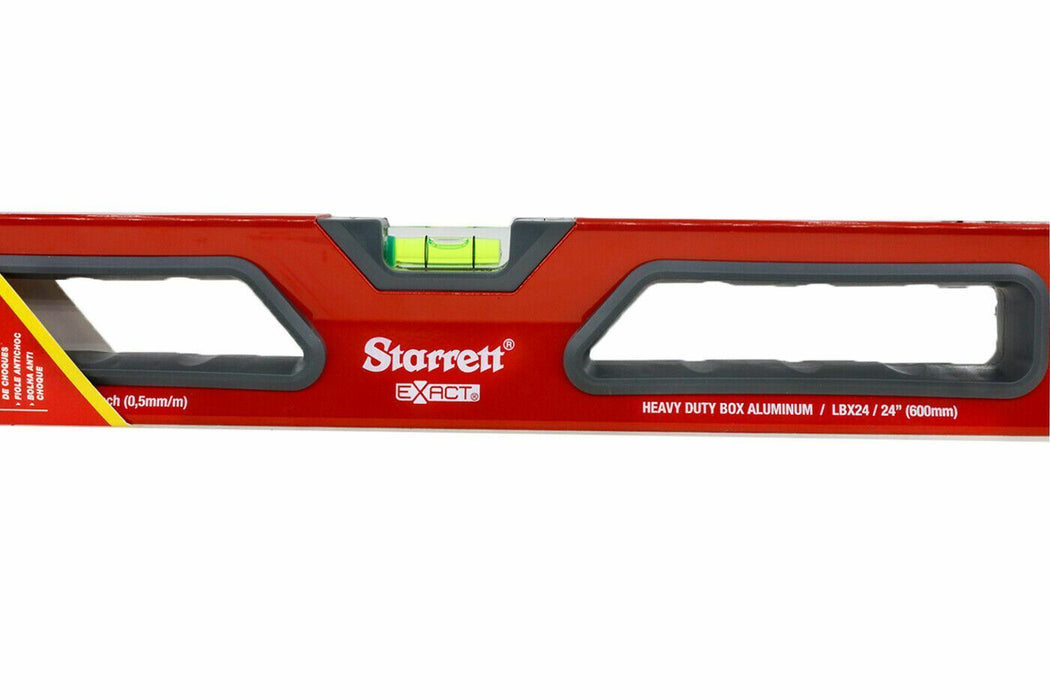 Starrett Box Beam Level  600mm 24" PRO ACCURACY Heavy Duty Aluminum Soft Grip