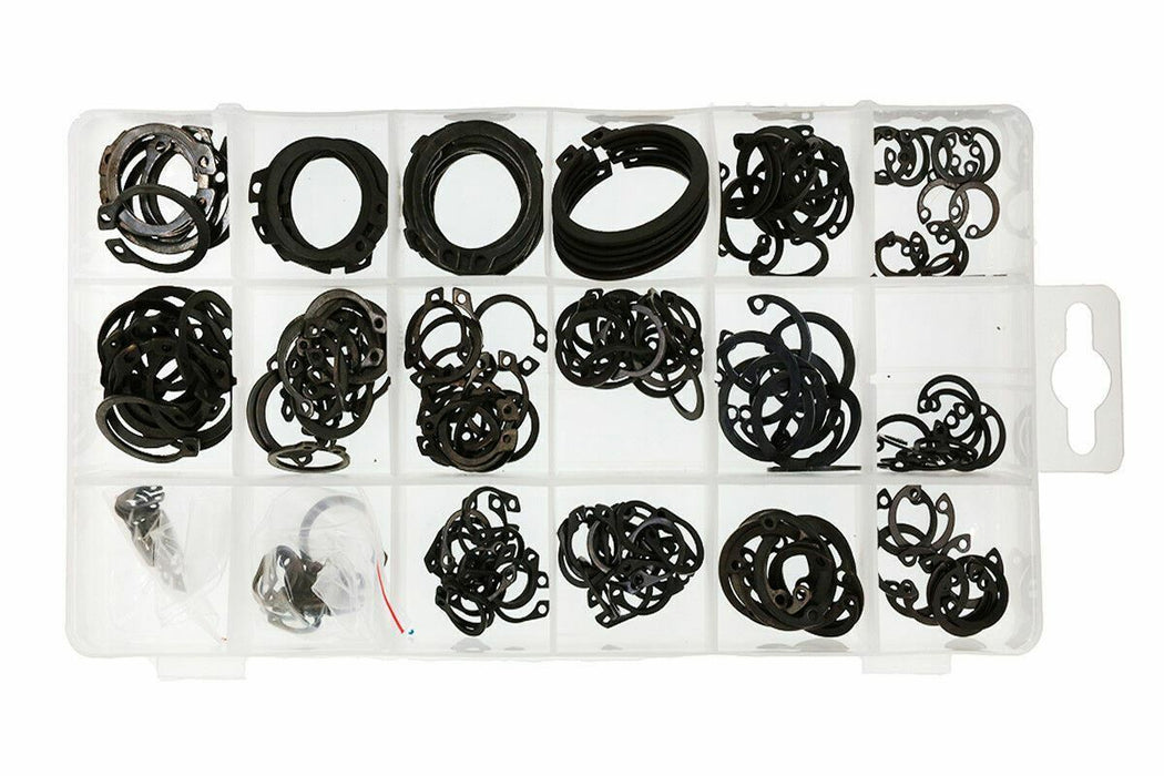 225 PC External Internal Lock SNAP RING, Circlip Retaining Ring  Assortment Kit