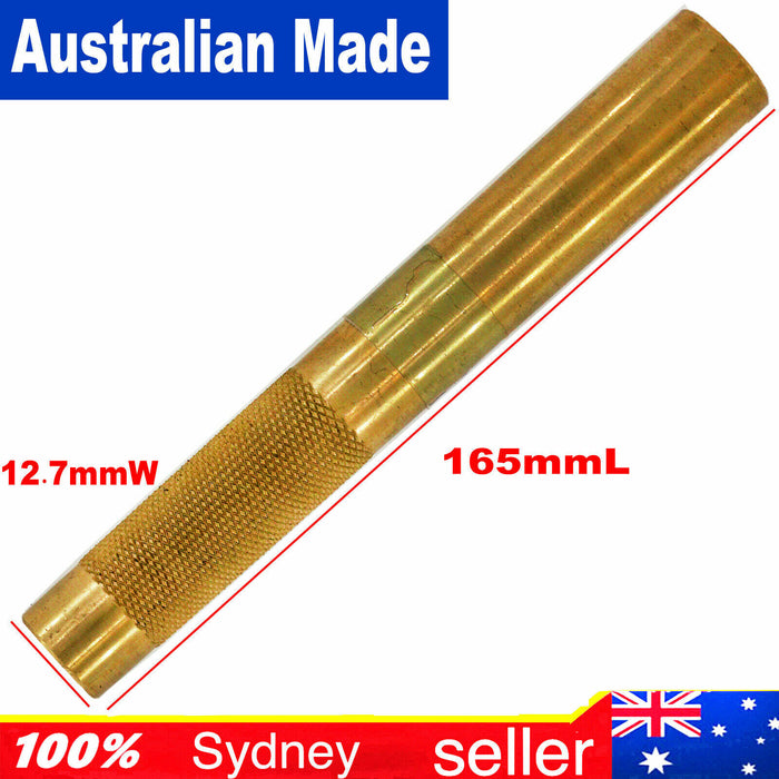 NEW AU MADE 12.7mm x 165mm Heavy Duty Large BRASS Punch Striking Pin AU STOCK