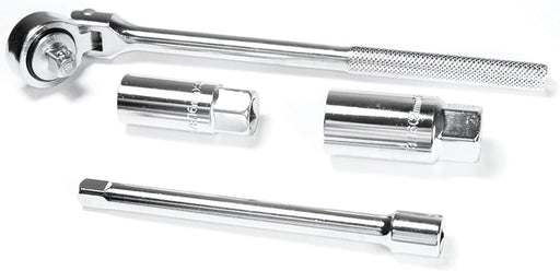 5 16/19/21mm Piece Spark Plug Socket Set 203MM RATCHET HANDLE  76MM EXTENSION - FISHER DISCOUNT