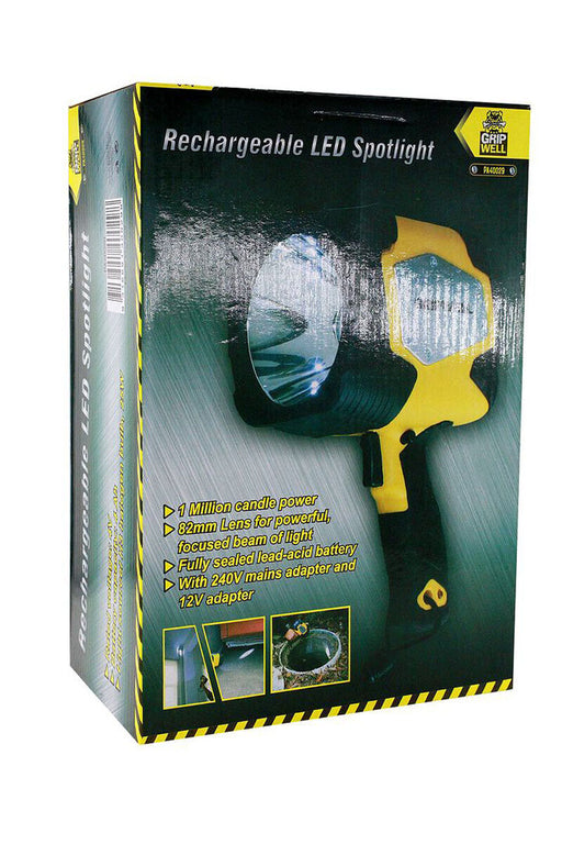 Handheld Spotlight Rechargeable LED 10W Cree 700Lumen Spot Light Ultra Bright AU - FISHER DISCOUNT
