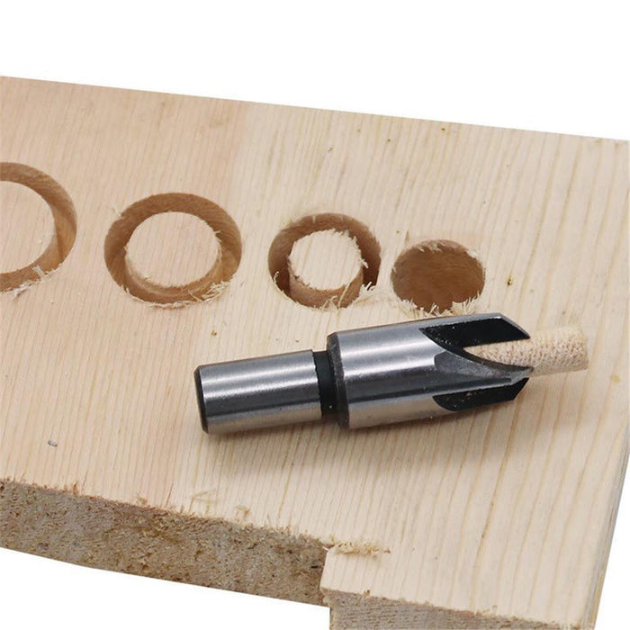 4pcs Wood Plug Hole Cutter Cutting Tool Woodwork Plug Drill Bit Set Claw Cork Dr