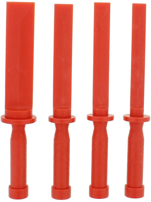 4 PC NON MARRING MARKING PLASTIC HAND CHISEL SCRAPER AUTO BODY GLASS TOOL SET