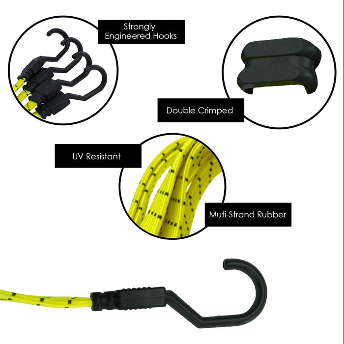 6pcs Straps Buckle Nylon Quick Release Cargo Tie Down Car Luggage 400/800/1200mm