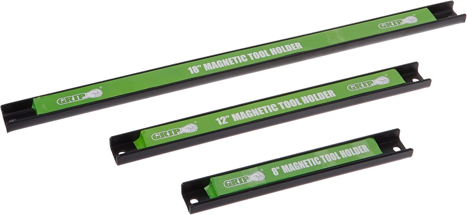 3pc MAGNETIC TOOL HOLDER SET MAGNETIC TOOL BAR MAGNETIC KITCHEN KNIFE RACK H/D