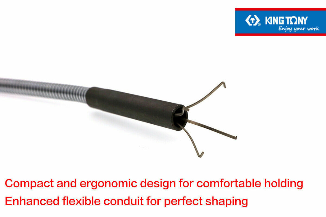 KING TONY 610mmL Claw Pickup Tool magnetic Hook Clamp flexible crimping Taiwan