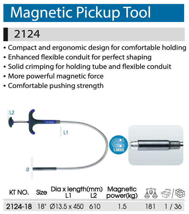 KING TONY 610mm Magnetic Pickup Tool Made in Taiwan