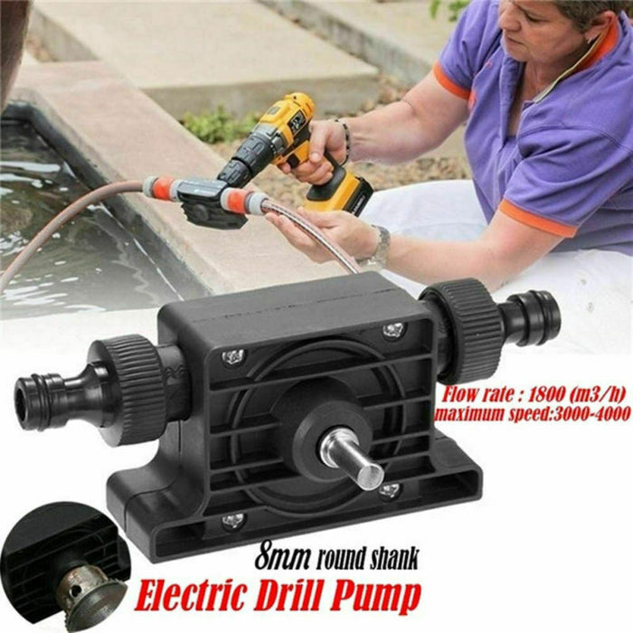 SELF-PRIMING TRANSFER OIL FLUID PUMPS ELECTRIC DRILL POWERED WATER PUMP AU STOCK