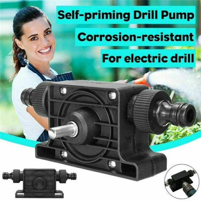 SELF-PRIMING TRANSFER OIL FLUID PUMPS ELECTRIC DRILL POWERED WATER PUMP AU STOCK