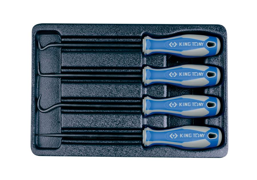 KING TONY 4PC Hook & Pick Set for Trolley Made in Taiwan