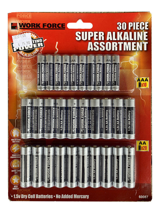 30PCS Super Alkaline Battery PAIRDEER Premium Quality AAA /AA