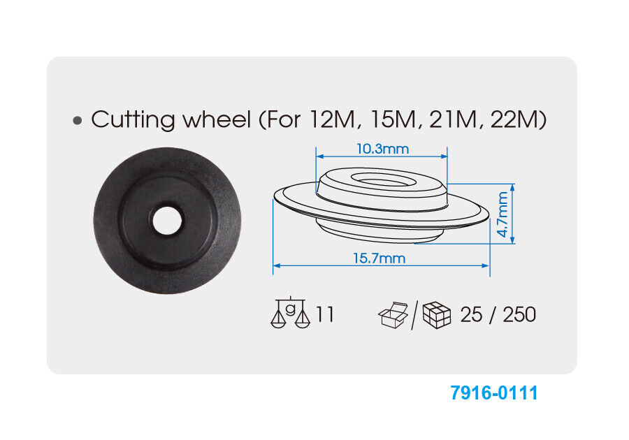 KING TONY 22mm Plumbing Pipe  Auto Tube Cutter Copper Tubing Made in Taiwan