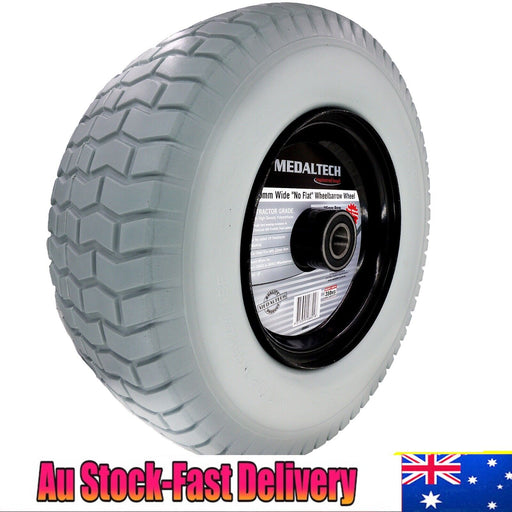 16" inch 6.5-8 150mm Wide 25mm Bore Solid Tyre Wheelbarrow Wheels builder tyres - FISHER DISCOUNT