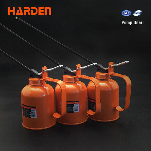 Harden Extra Long Hight Pressure Pump Oiler Oil Pot Can Spray Gun Hose 500ml - FISHER DISCOUNT