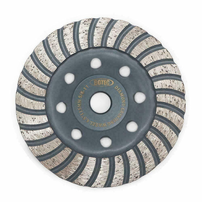 115-125mm TURBO DIAMOND GRINDING CUP WHEEL DISC HARD CONCRETE Stone Marble Mason