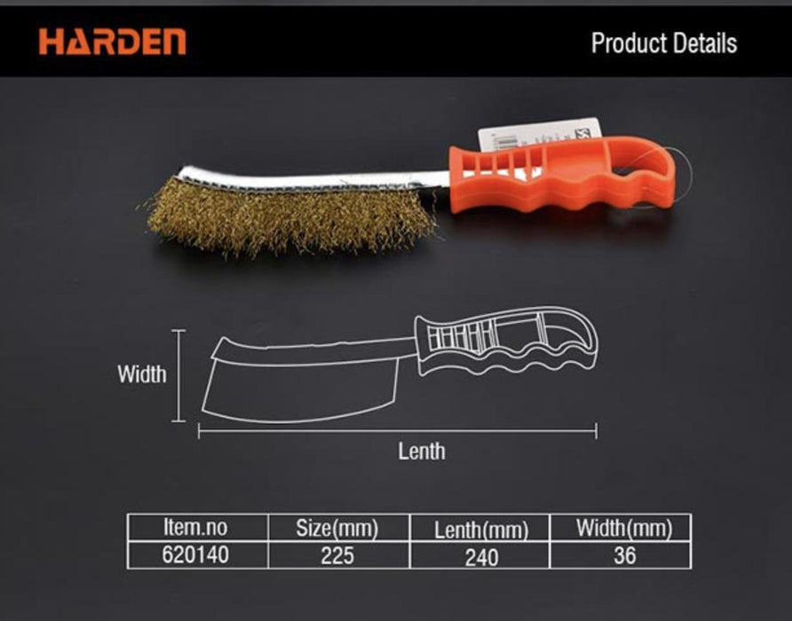 3pcs WIRE BRUSH SET Cleaning Nylon & Stainless Steel Brushes Brass Metal Tools