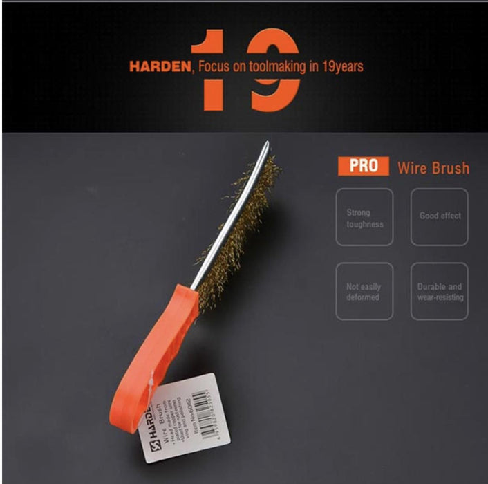 3pcs WIRE BRUSH SET Cleaning Nylon & Stainless Steel Brushes Brass Metal Tools