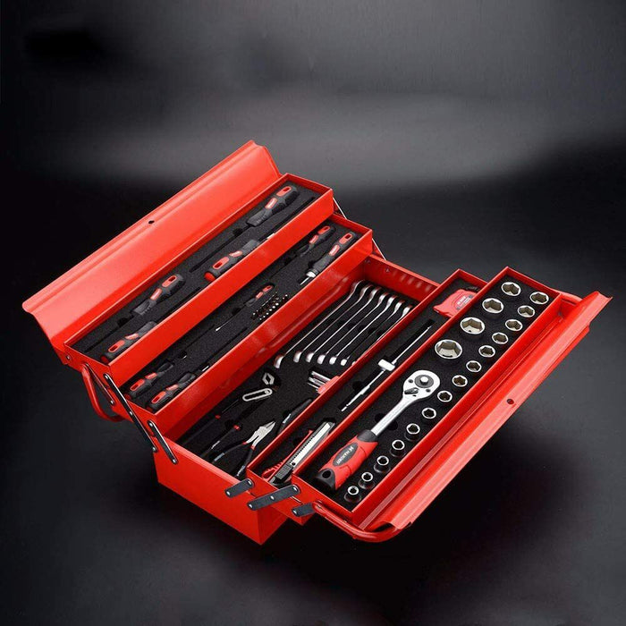 Harden 77 PC Hand Tool KIT DIY Toolkit Mechanics Spanner Socket Plier 510777