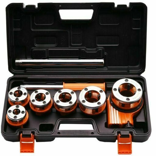Harden Industrial BSPT Pipe Threading Set with 1/4” to 1-1/4” Dies 600871 - FISHER DISCOUNT