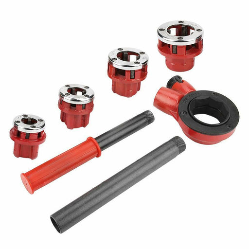 Harden Industrial BSPT Pipe Threading Set with 1/4” to 1-1/4” Dies 600871 - FISHER DISCOUNT