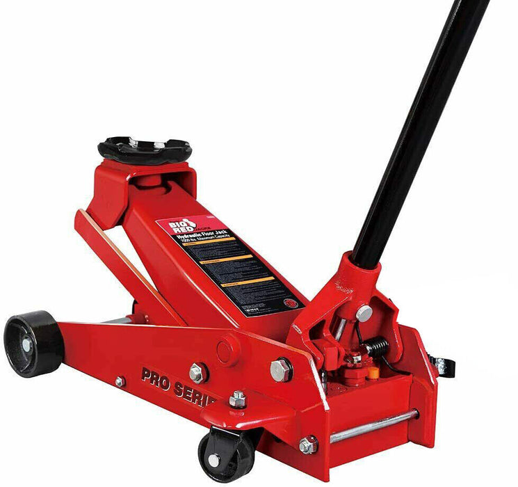 BIG RED 3 Ton Low Profile Jack Dual Hydraulic Pump Trolley Floor Jack 78mm-500mm