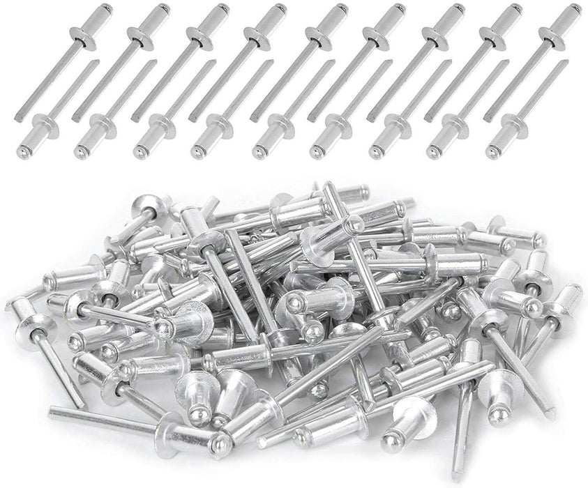 500pc Aluminum Rivet Assortment Aluminum Blind Pop Rivet Open End Blind Rivets - FISHER DISCOUNT