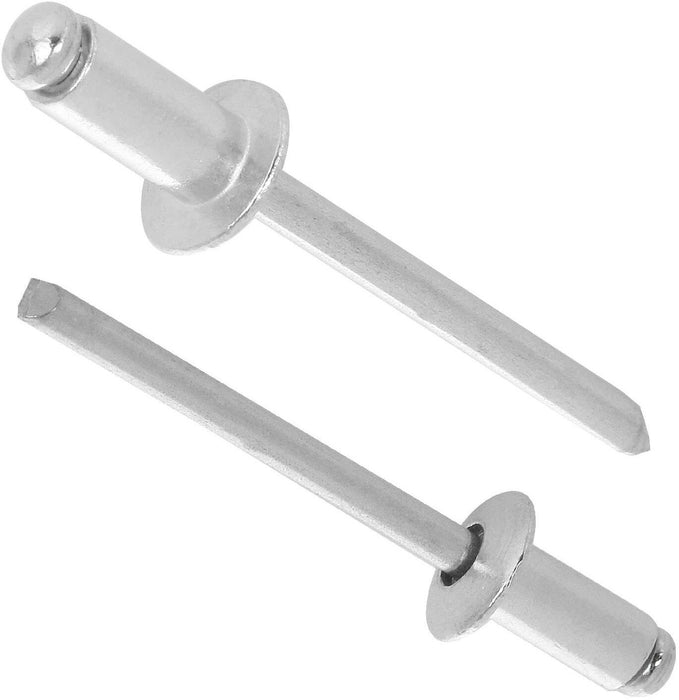 500pc Aluminum Rivet Assortment Aluminum Blind Pop Rivet Open End Blind Rivets - FISHER DISCOUNT