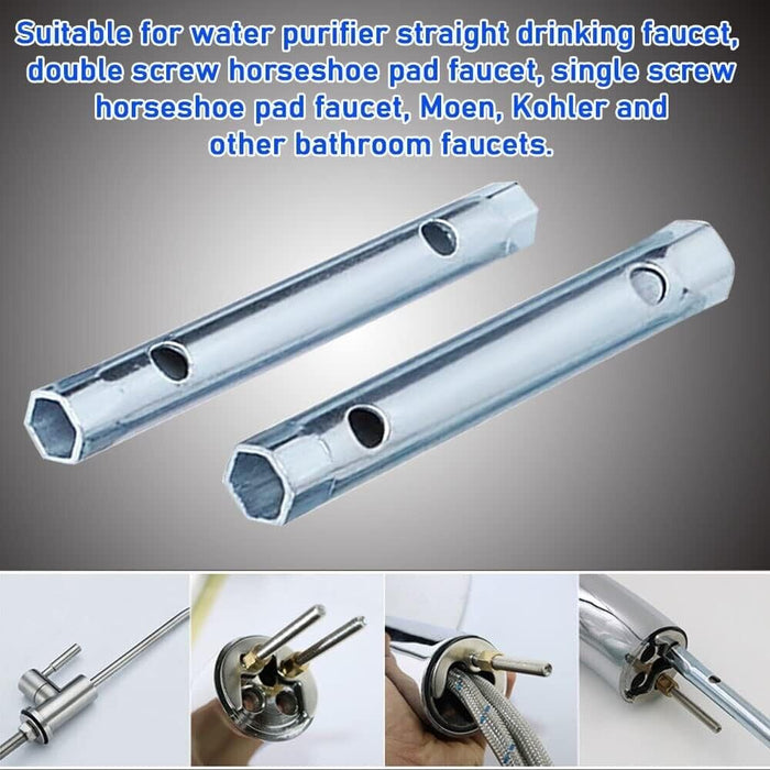 10Pcs 16 SIZE TUBULAR BOX TUBE SPANNER SOCKET WRENCH 6mm - 22mm PLUMBER TAP TOOL - FISHER DISCOUNT