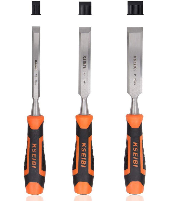 Harden 3PC Wood Chisel Set 13-25mm Alloy Steel Woodworking Sharpening ChiselsSet