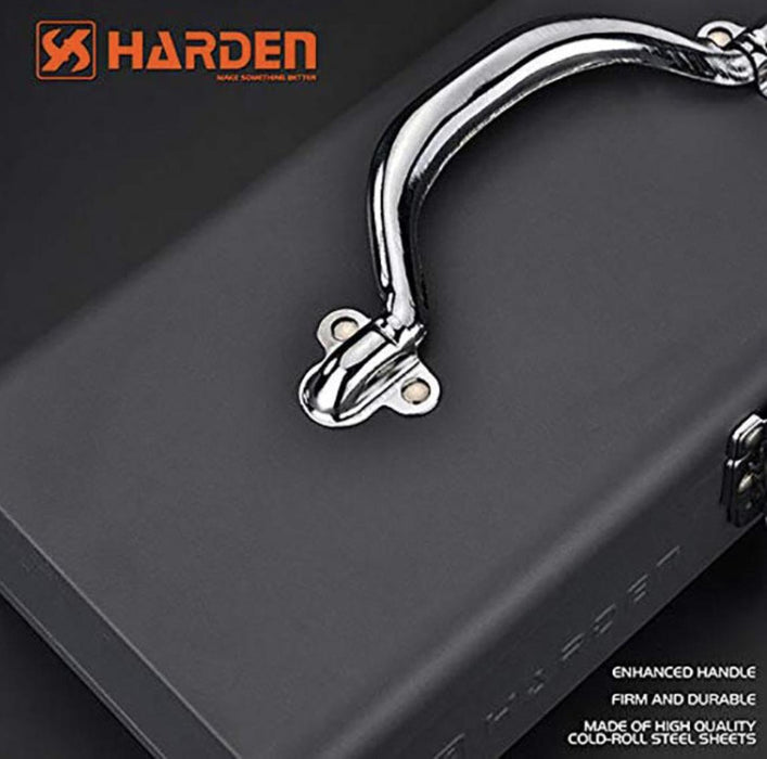HARDEN PROFESSIONAL TOOLS SET BOX  WITH REINFORCED HANDLE 48*18*19mm