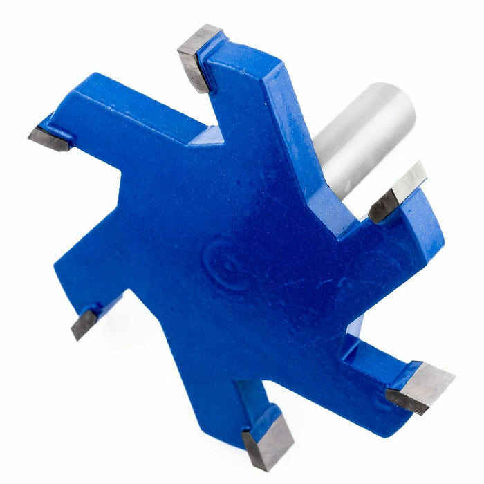 Planing Bit For Router 85mm x 10mm CNC Spoilboard Surface Planing Router Bit 6Flute 12mm Shank ...