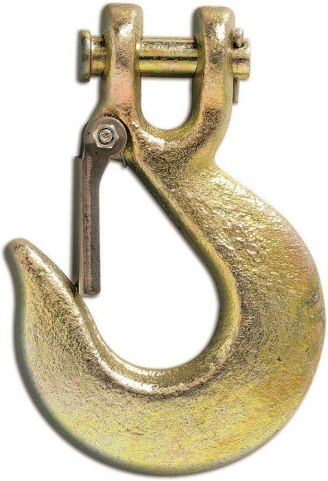 3/8"  Clevis Slip Chain Hook With Latch  Forged Alloy Steel Galvanised