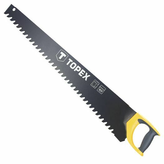 TOPEX Masonry Hand Saw Profcut 26" BLADE TCT Cellular Concrete Block BLACK - FISHER DISCOUNT