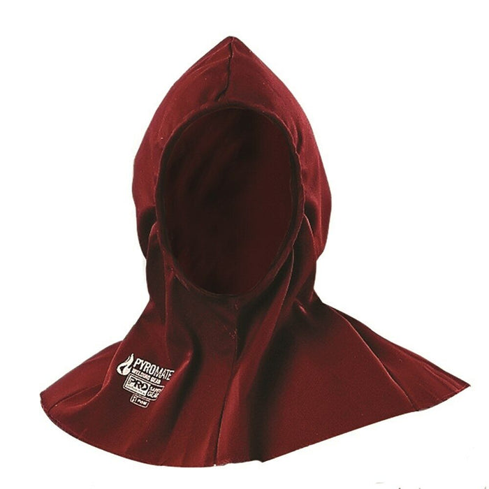 Welder's Hood Maroon Pyrovatex® treated cotton PVHM AU STOCK