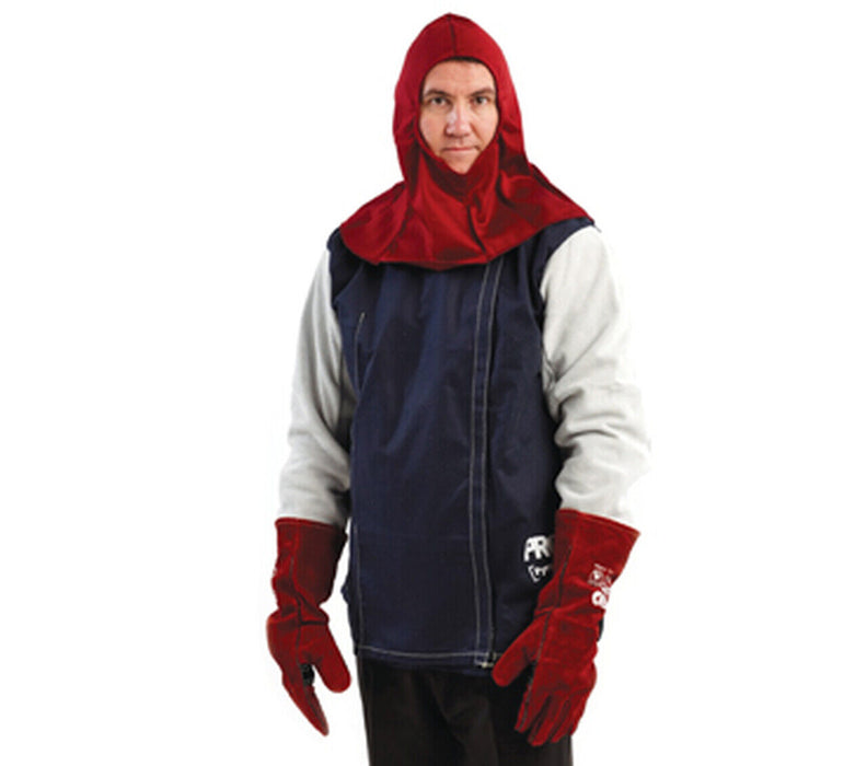 Welder's Hood Maroon Pyrovatex® treated cotton PVHM AU STOCK