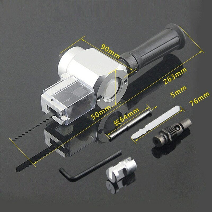 Double Head Wood Sheet Metal Nibbler Cutter Power Drill Attachment  YT-180A