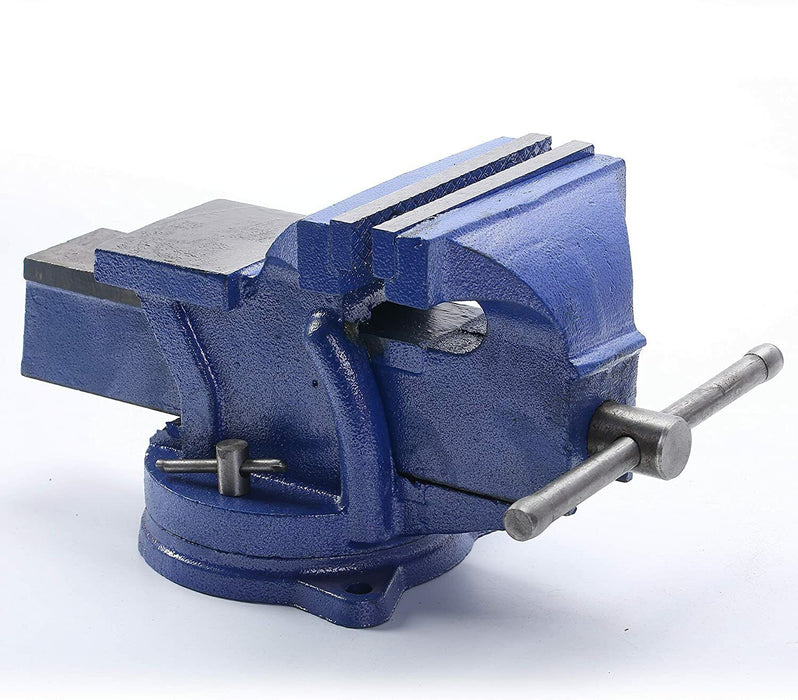 3"-8", 75-200mm Bench Vice Clamp Heavy Duty Workbench Vise Anvil Swivel Base Jaw