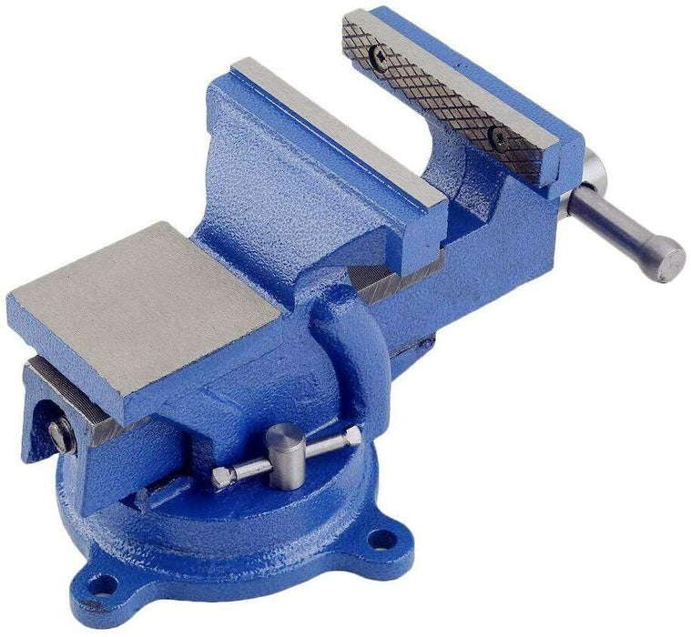 3"-8", 75-200mm Bench Vice Clamp Heavy Duty Workbench Vise Anvil Swivel Base Jaw