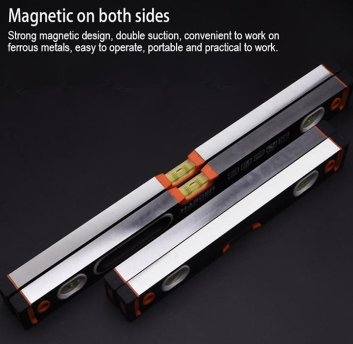 Harden Heavy duty aluminium Spirit Level with Magnetic 400-1200mm 90 °,180°,45°