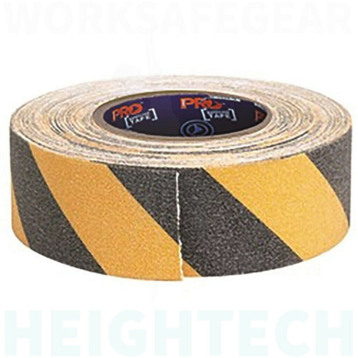 NON SLIP COARSE SAFETY TAPE BLACK & YELLOW STAIR HAZARD HIGH GRIT TRACTION ANTI