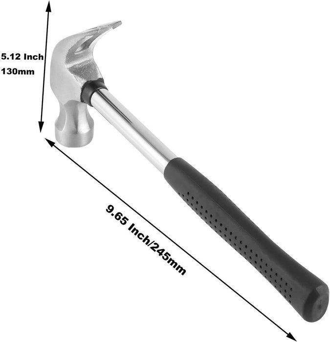 Hammer Claw 225g Carpenters Curved Rip Claw Hammer Framing Tool with Handle