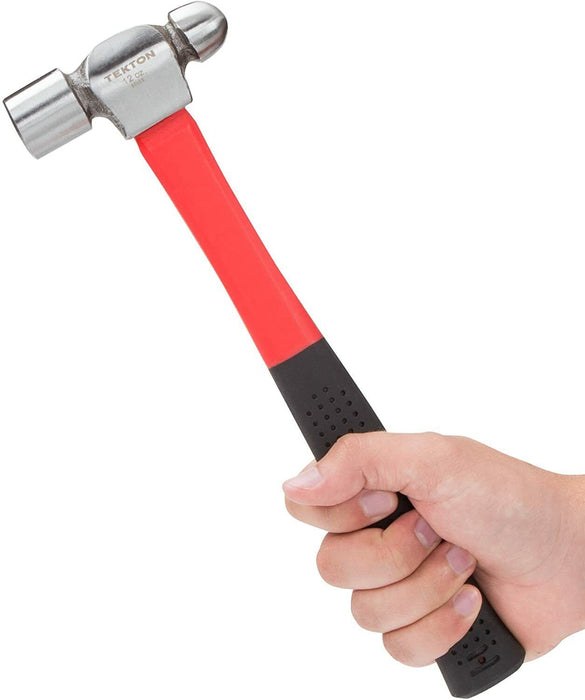 Ball Pein Ballpein Hammer  With Fibre Glass Handle Carbon Steel Tool 4-32oz