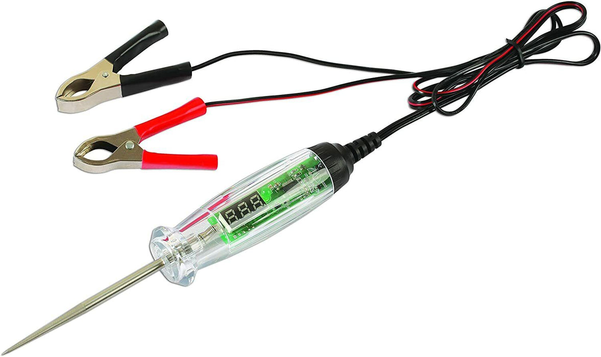 KING TONY 0.3-60v Digital Electric Circuit LCD Tester Light Truck Car Probe Pen