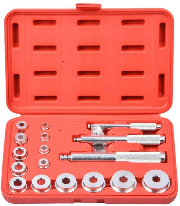 17pcs Aluminum Wheel Bearing Race Seal Bush Driver Set Garage Tool Kit